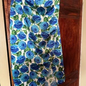 Floral Blue Skirt